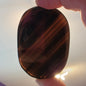 Midnight Lace Obsidian Palm Stones – Protection, Shadow Work & Inner Truth