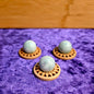 *"Green Larimar" mini-spheres