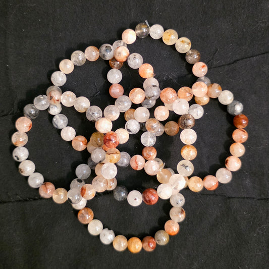 Rainbow Herkimer Quartz Bracelets (11mm)