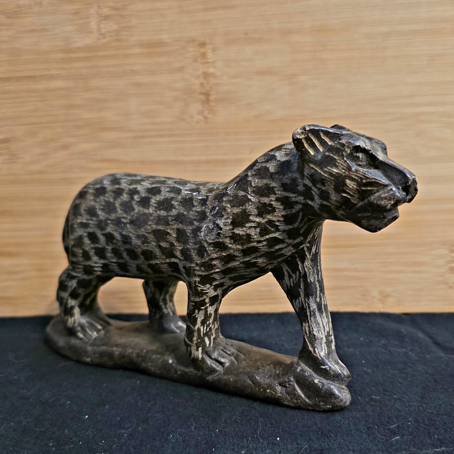 Shona Stone Panther Carving