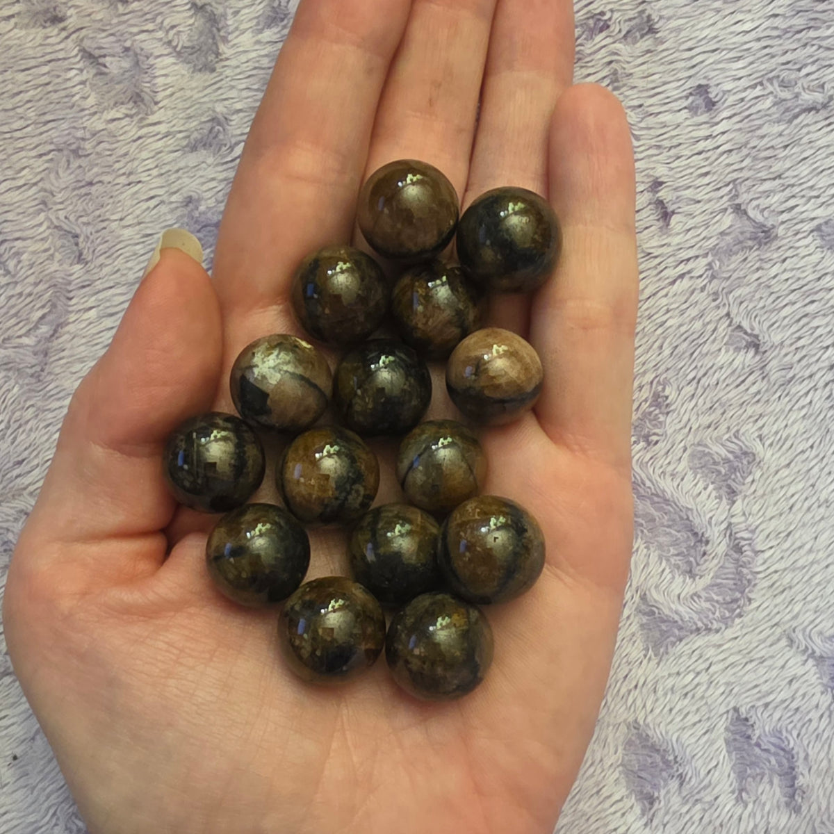 Chiastolite Marbles